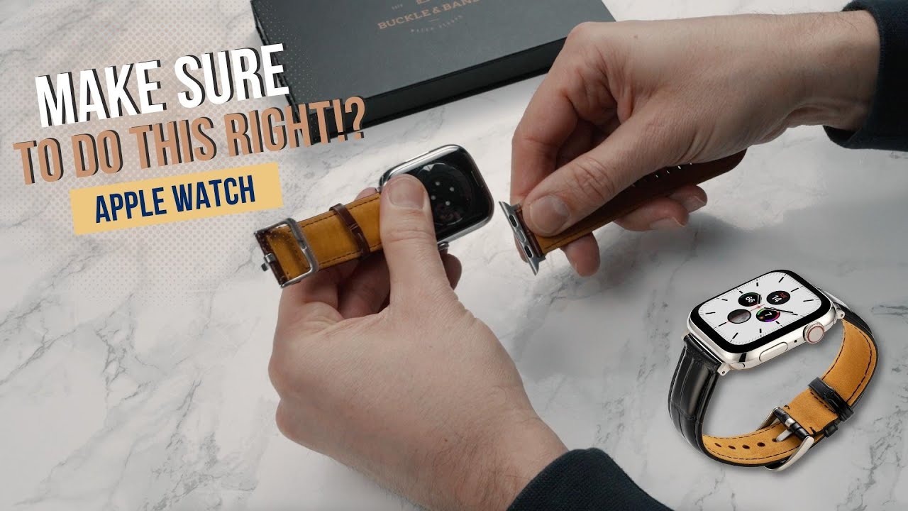 Как поменять ремешок на Apple Watch (поменять или снять)