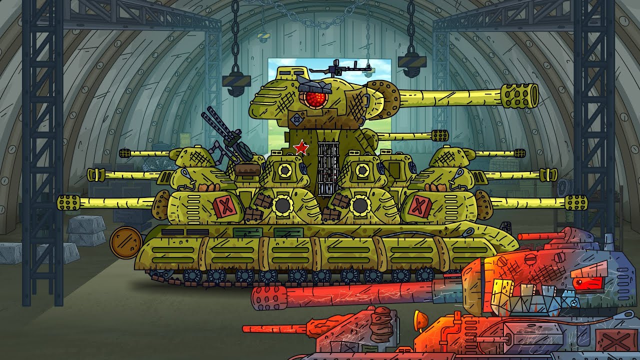 THE BIRTH OF THE MONSTER IS-44. CREATION OF THE EMPIRE MONSTER - Cartoons about tanks