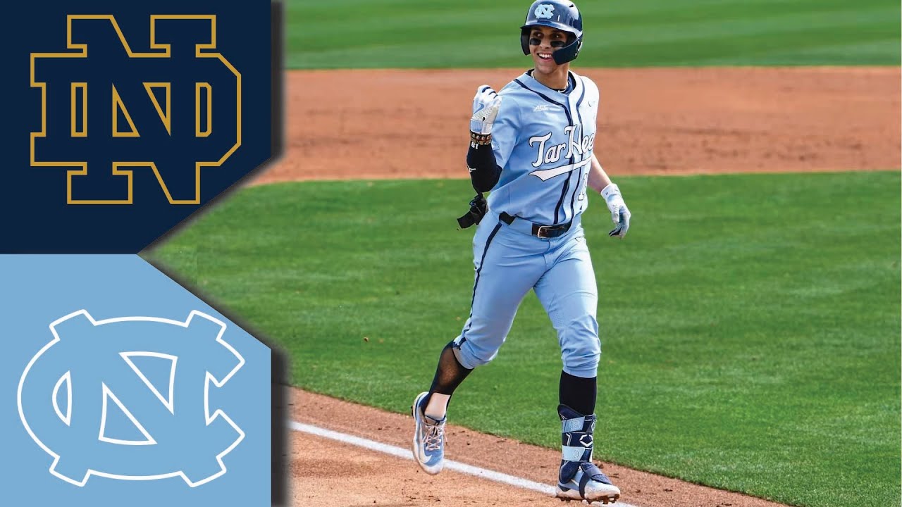 #13 North Carolina vs Notre Dame Baseball Highlights CLOSE GAME 2 | College Baseball Highlights 2023