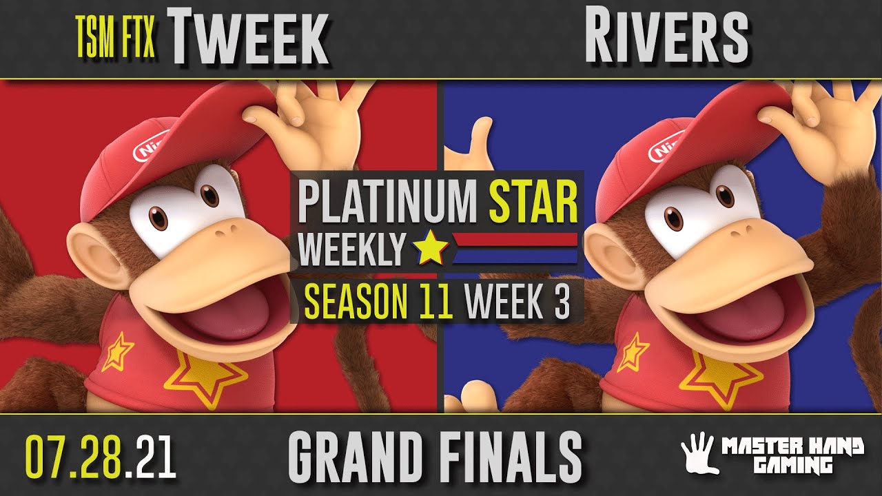 PSW S11:W3 - TSM FTX | Tweek (Sephiroth, Diddy Kong) Vs. Rivers (Diddy Kong) - Grand Finals