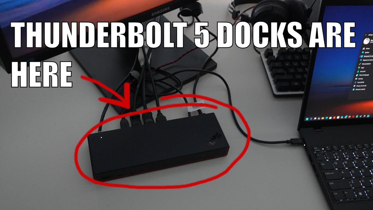 Распаковка и обзор док-станции ThinkPad Thunderbolt 5