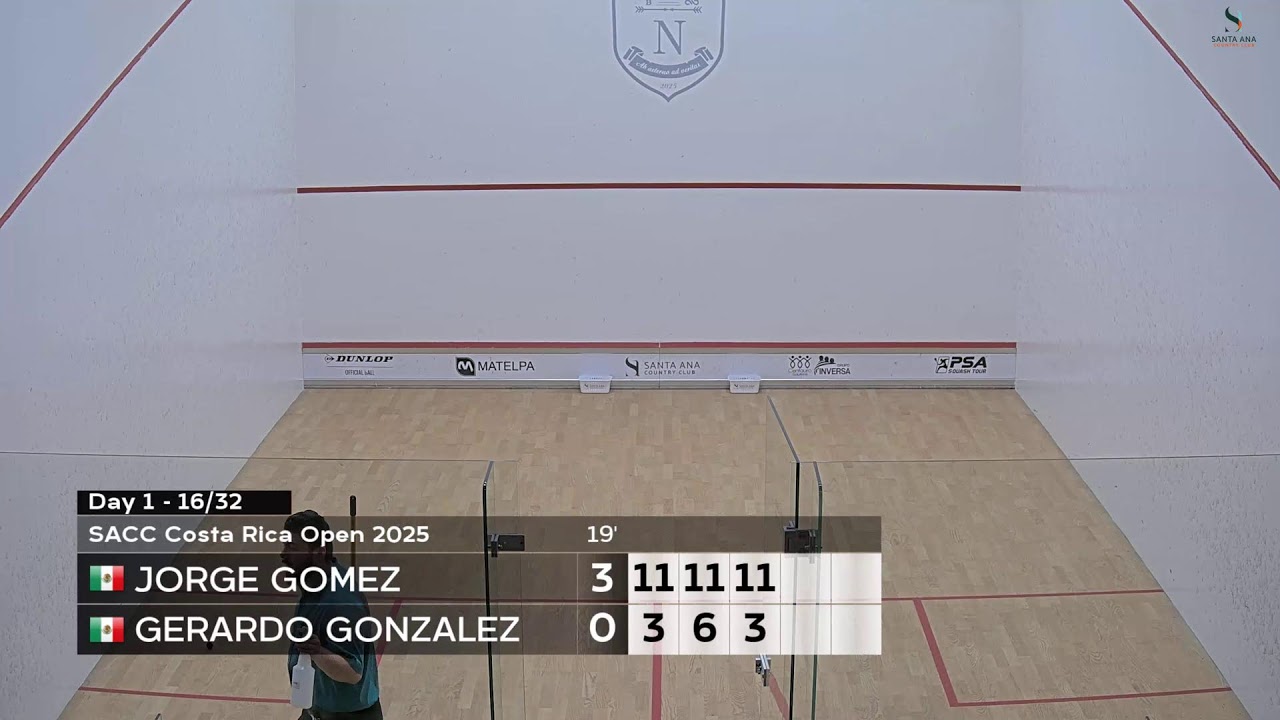 Court 3 - PSA SACC Costa Rica Open 2025