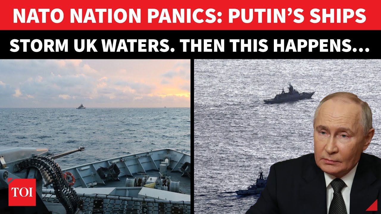 NATO Nation On Edge: Putin&rsquo;s Corvette, Tanker 'SPOOK' UK Navy After Russians 'AIM' Lasers At Pilots
