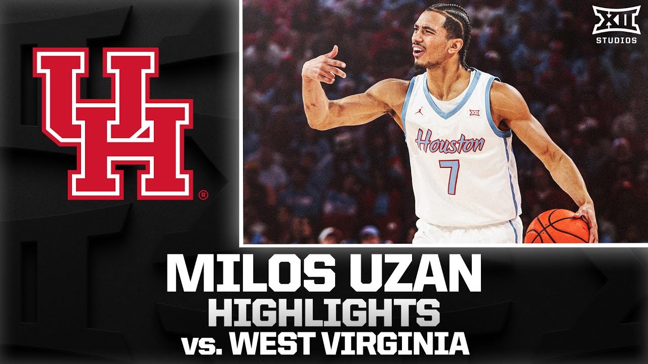 Milos Uzan was on FIRE with 5 Three Pointers vs. West Virginia 🔥🔥
