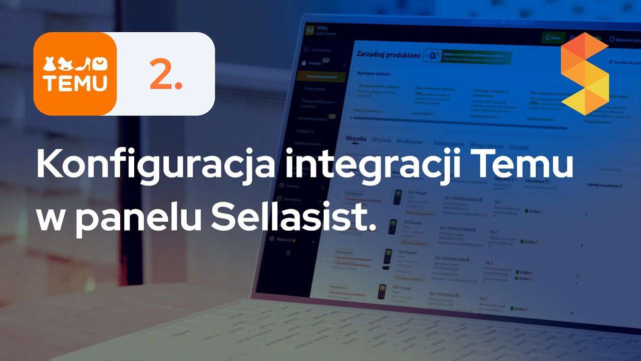 Konfiguracja integracji Temu w panelu Sellasist