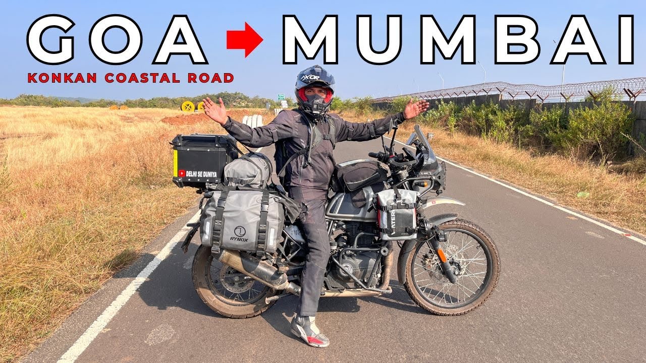 Goa to Mumbai Bike Ride 😱 | Konkan Coastal Road Reality