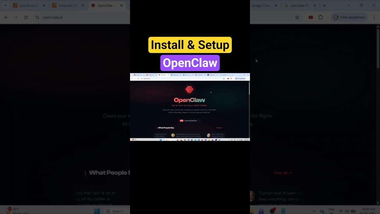 How To Install & Setup OpenClaw | Clawdbot, Moltbot