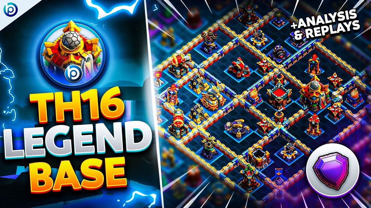 Ultimate TH16 Legend League Base 2025 | Anti-2 Star Core Design + Base Link