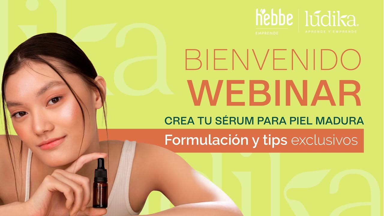 WEBINAR crea tu sérum para piel madura 👩🏻‍🔬👨🏻‍🔬