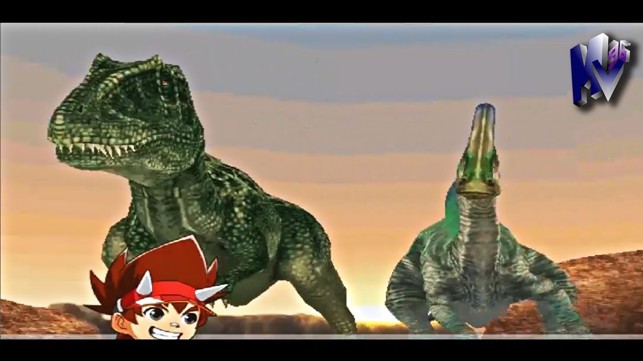 Dinosaur King Arcade Game 古代王者恐竜キング Carcharodontosaurus VS Alpha Fortress ( Easy Mode )