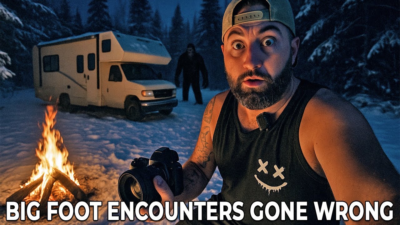 BIG FOOT ENCOUNTERS GONE WRONG ( CAUGHT ON CAMERA )