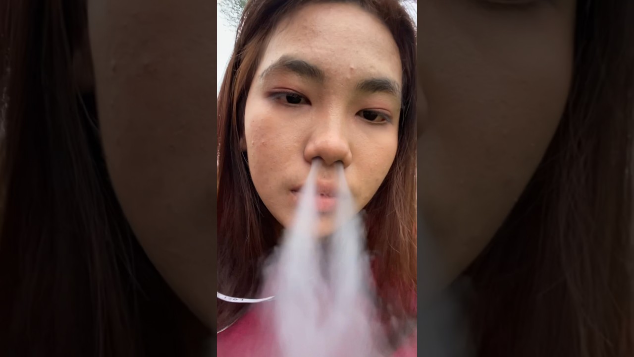 Tutorial mengeluarkan asap dari hidung 🗿