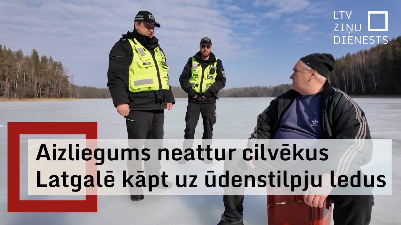 Spēle ar likteni – cilvēki Latgalē turpina kāpt uz ledus