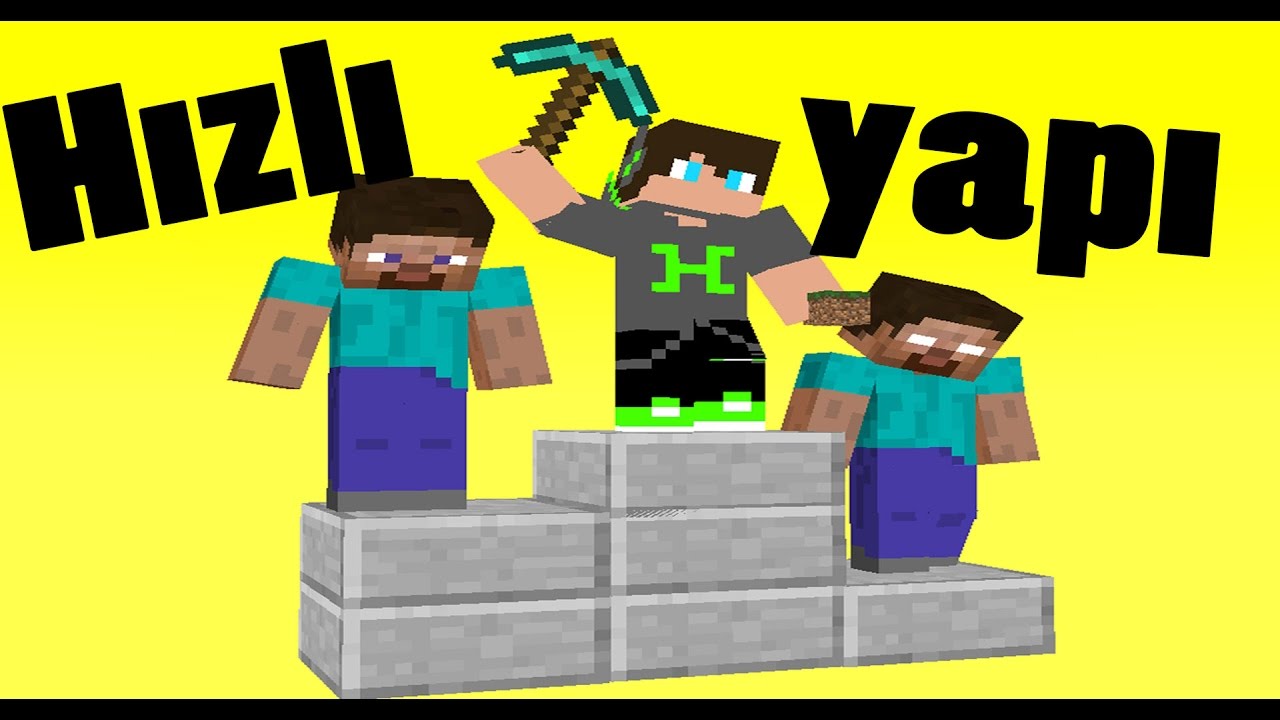 Minecraft Hızlı Yapı Kapışması /w Anka Leydi /w Takım Elbiseli Oyuncu