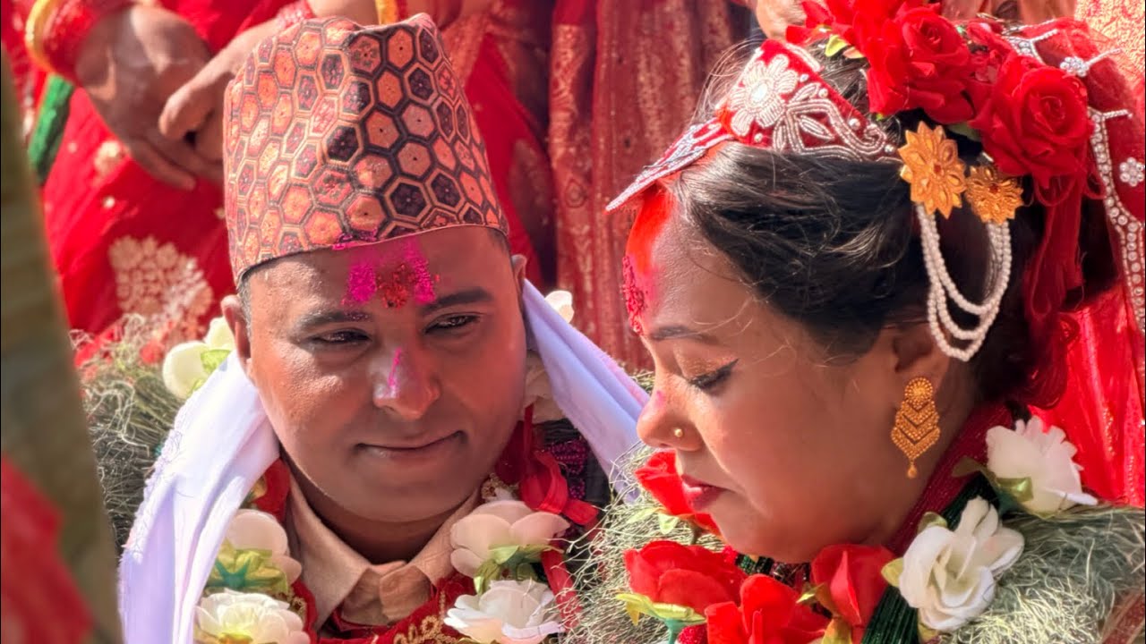 गाउँतिर यसरी हाँसीखुसी,माया परम्परासँग रमाइलो गर्दै बिहे गरिन्छ•||पन्चेबाजाको स्वरमा गाउँमा बिहे•?😍