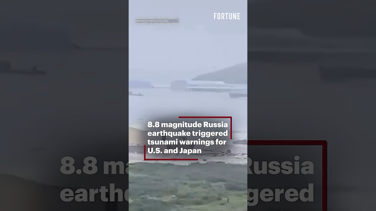 8.8 magnitude Russia earthquake triggered tsunami warnings for U.S. and Japan #Tsunami #news