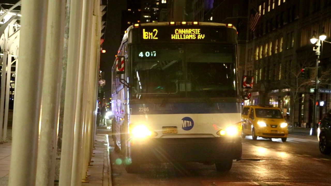 MTA Bus Company 2008 MCI D4500CT 2246 On The BM2 @ 5th Avenue & 39th Street