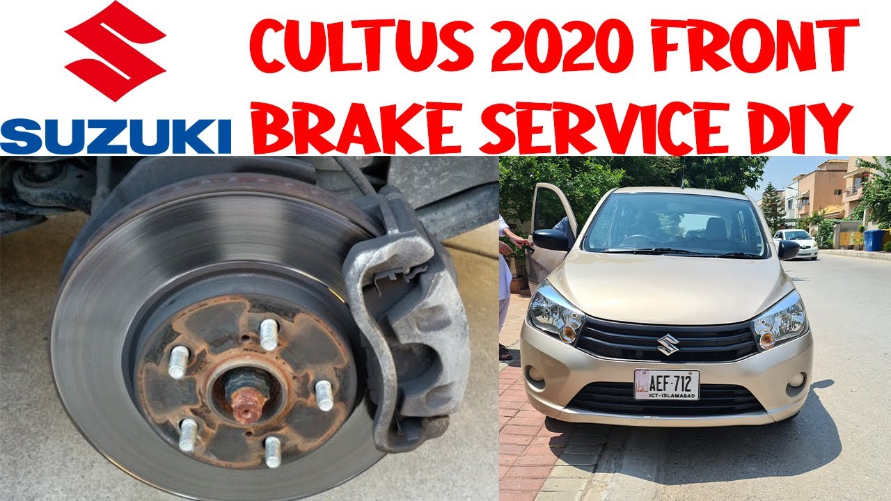 Suzuki Cultus/Celerio 2020 Brake Service in Urdu/Hindi | سوزوکی کلٹس 2020 ماڈل بریک سروس | Mahd DIY