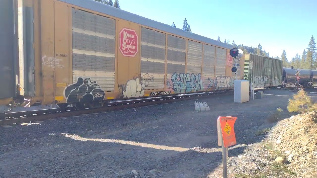 WB UP Manifest Train At Two Rivers CA! #bigbossrailfanner