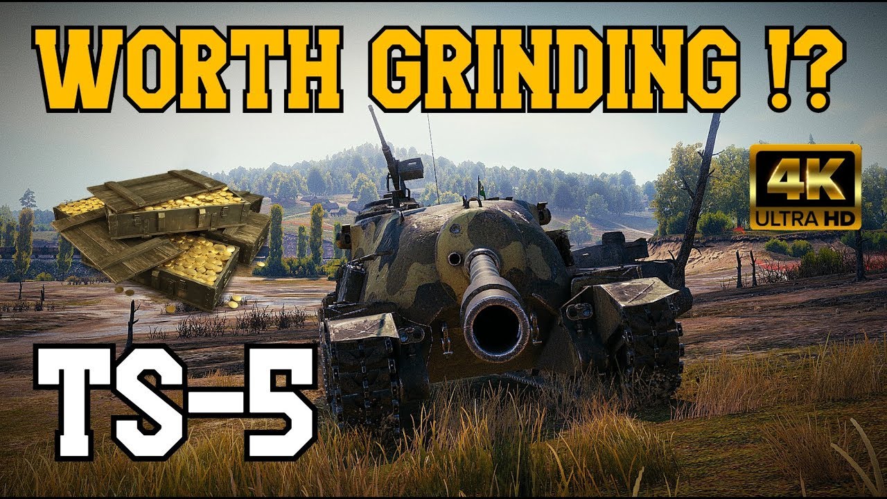 WORTH GRINDING !?! // 4k World of Tanks - TS-5 Preview + Gameplay