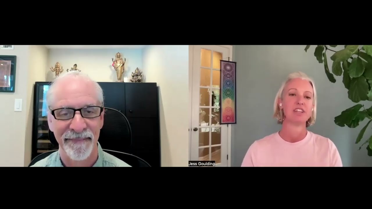 Gary visits with Jess on the Mountain