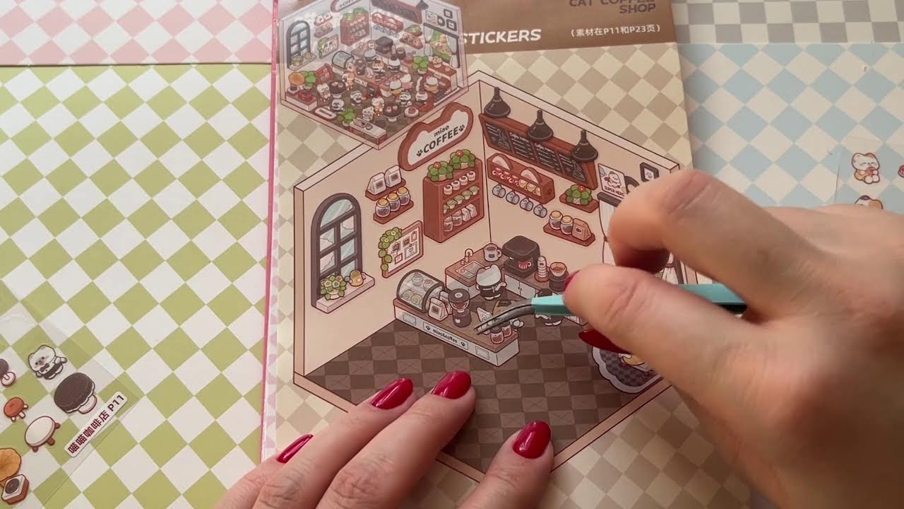 ASMR | scene sticker | 3D sticker | relax sleep satysfying