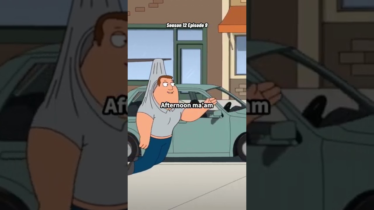 Family Guy: Joe&rsquo;s Pants Fall Down In Public
