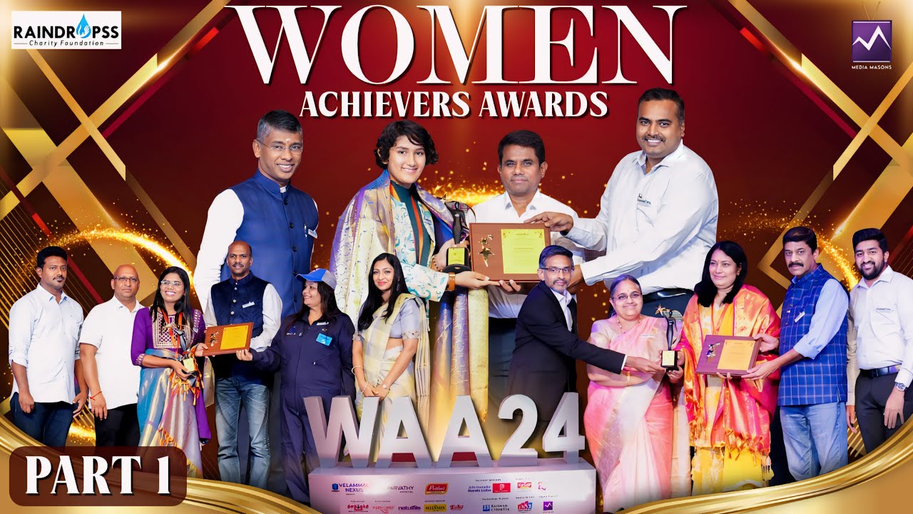 Raindropss 11th Annual Women Achievers Awards | Raindrops Charity Foundation | Part 1 | Media Masons
