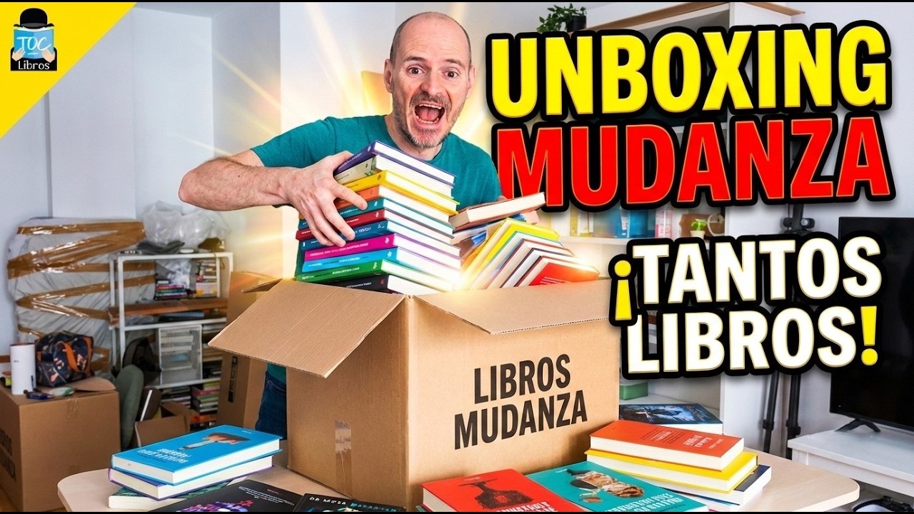 ¡POR FIN! 📦 UNBOXING MUDANZA: Desempaquetando MI BIBLIOTECA 📚 | TOC Libros