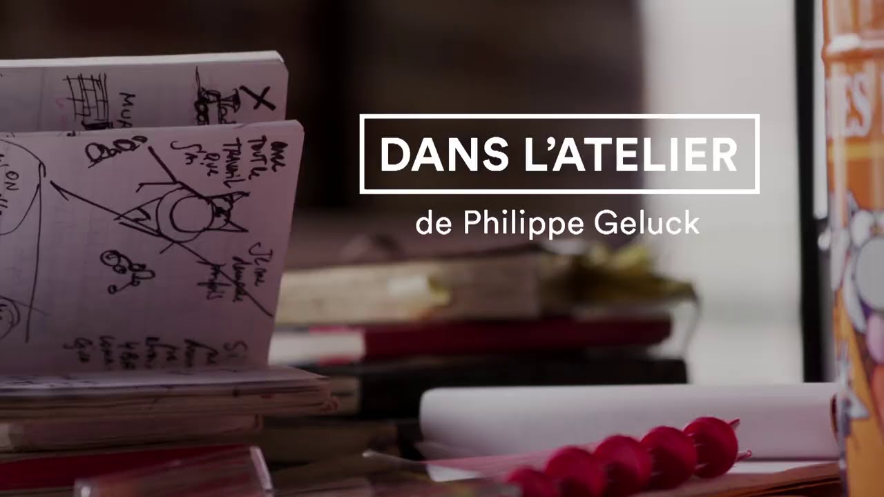Dans l'atelier de Philippe Geluck