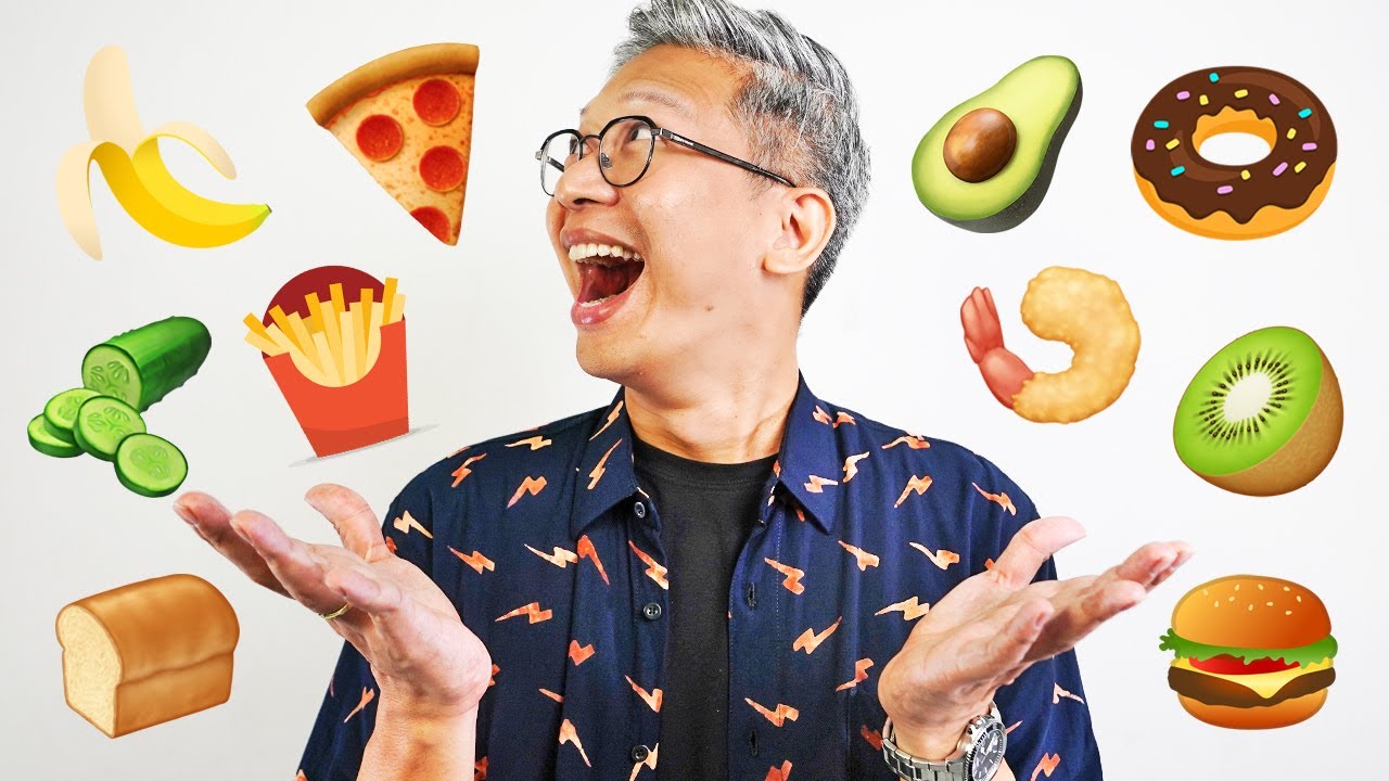 24 JAM MAKAN MAKANAN EMOJI!!