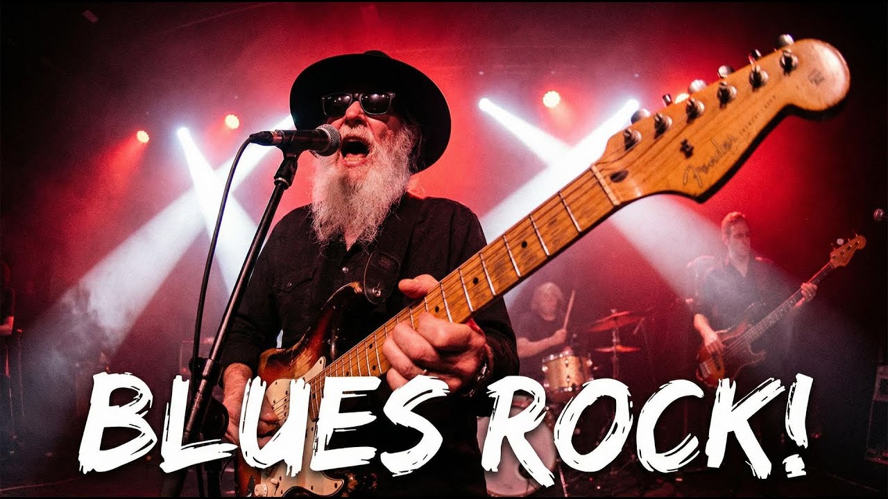 Jimi Hendrix, Eric Clapton, SRV, Gary Moore, ZZ Top 🔥 Classic Blues Rock Vocals & Guitar Riffs 🎸🎤