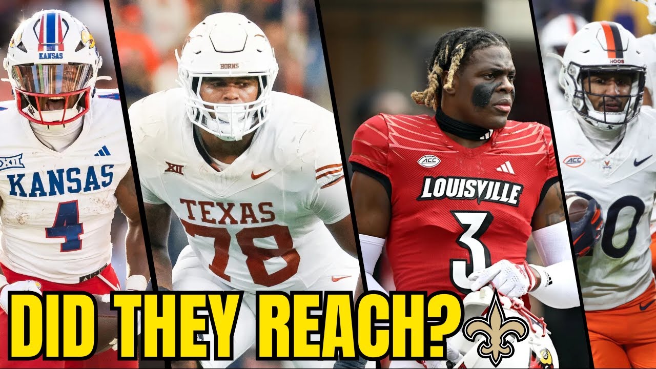 BRUTALLY HONEST Breakdown Of Every Saints Draft Pick..