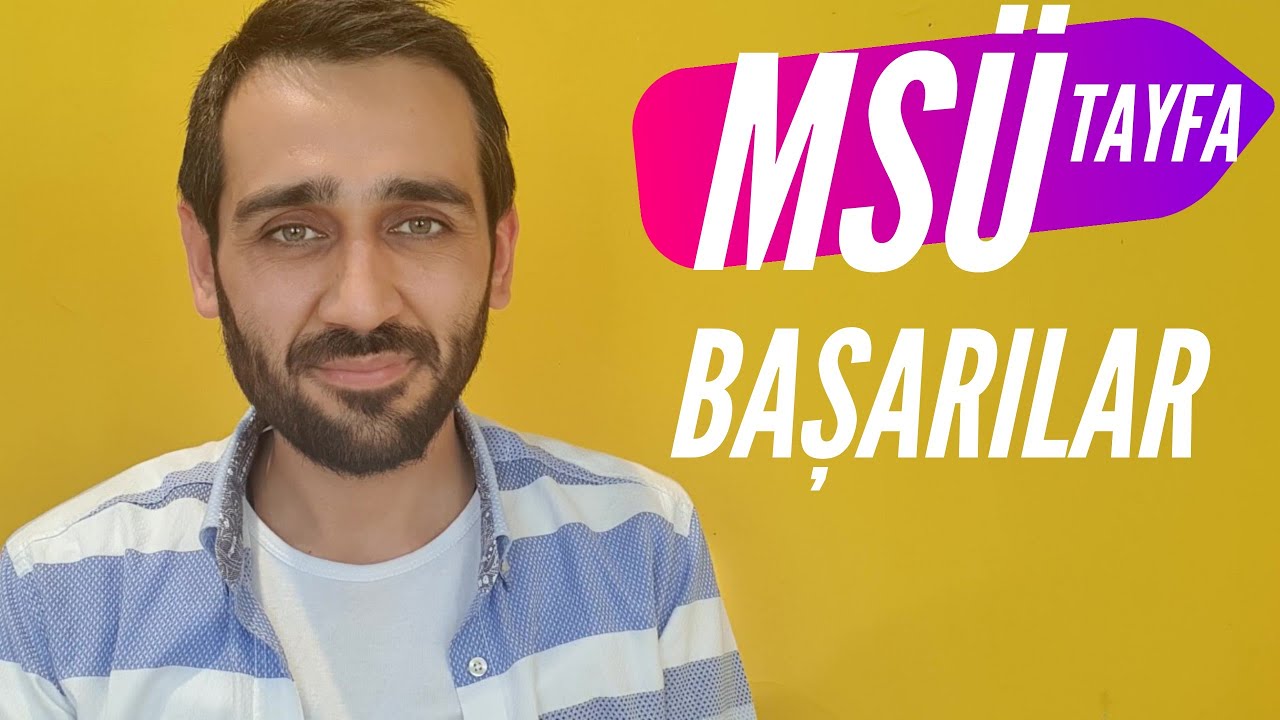 #MS&Uuml; Tayfa'ya Sınavdan &Ouml;nce Son Tavsiyelerim