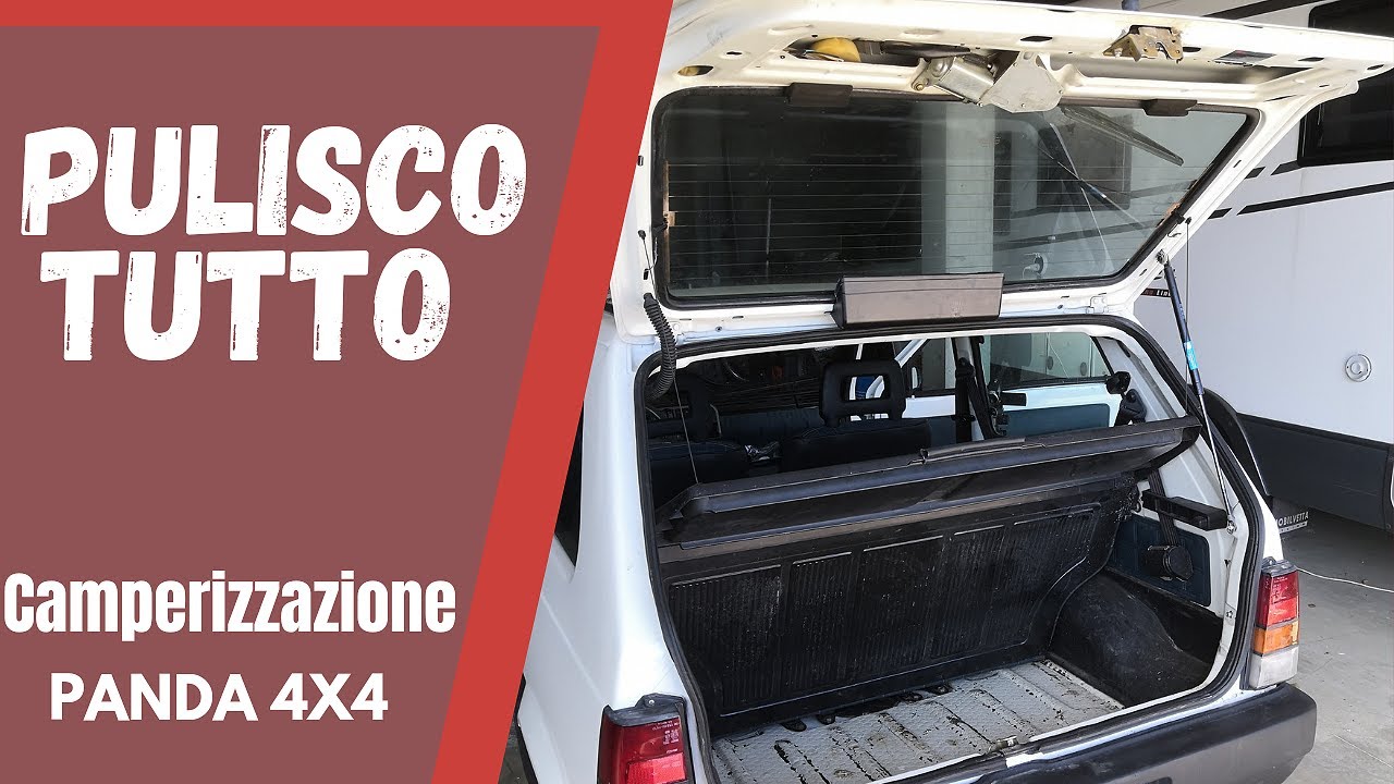 Pulisco il baule della panda! | PANDA 4X4 CAMPERIZZATA