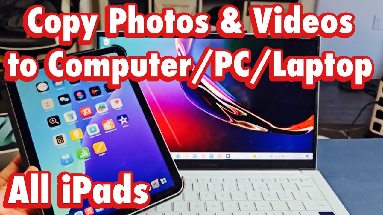 Как скопировать фотографии и видео на компьютер/ПК/ноутбук на всех iPad.