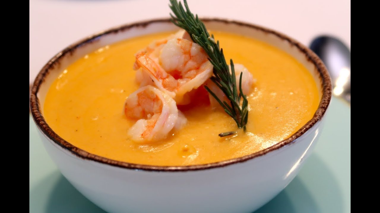 Deliciosa Crema de Camarón