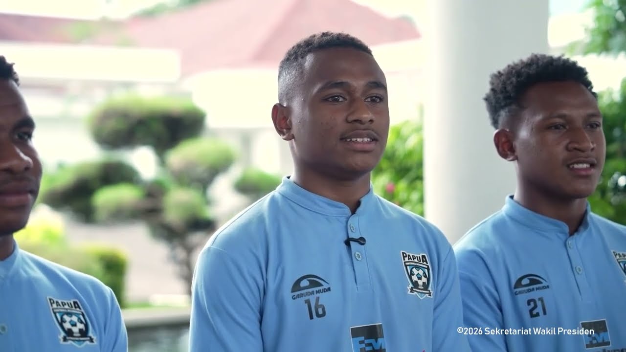 Wapres Terima Audiensi Papua Football Academy Elite Camp