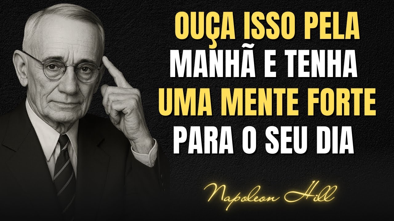 Ouça Isso AO ACORDAR e Desenvolva uma Mente Inabalável | Napoleon Hill