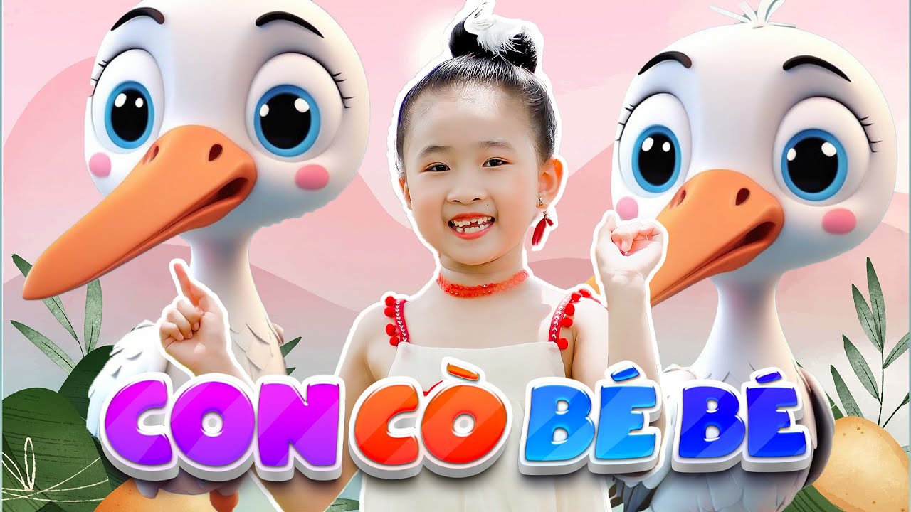 Con Cò Bé Bé Nó Đậu Cành Tre Đi Không Hỏi Mẹ Biết Đi Đường Nào ♪ Con Cò Bé Bé - Bé Candy Ngọc Hà
