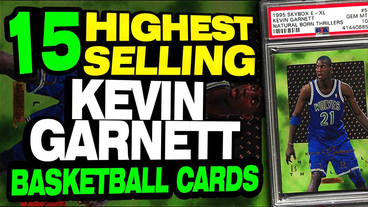 Top 15 Kevin Garnett Basketball Cards from the 90's - PSA Graded