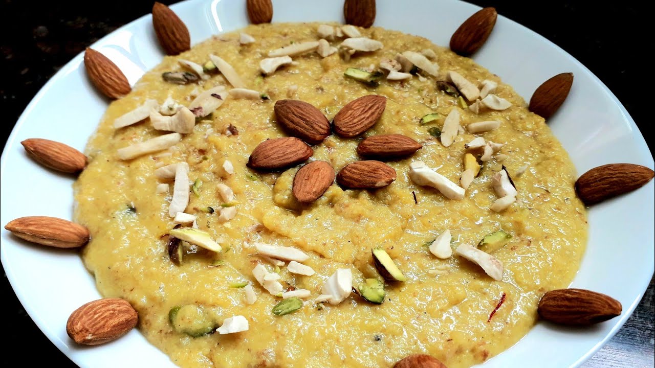 BADAM KA HALWA RECIPE | HYDERABADI BADAM KA KUND | ALMOND HALWA | ALMOND DESSERT by*VAJIHA'S KITCHEN