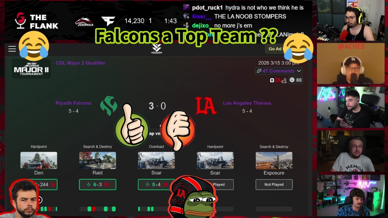 The Flank on Thieves losing to Falcons !!