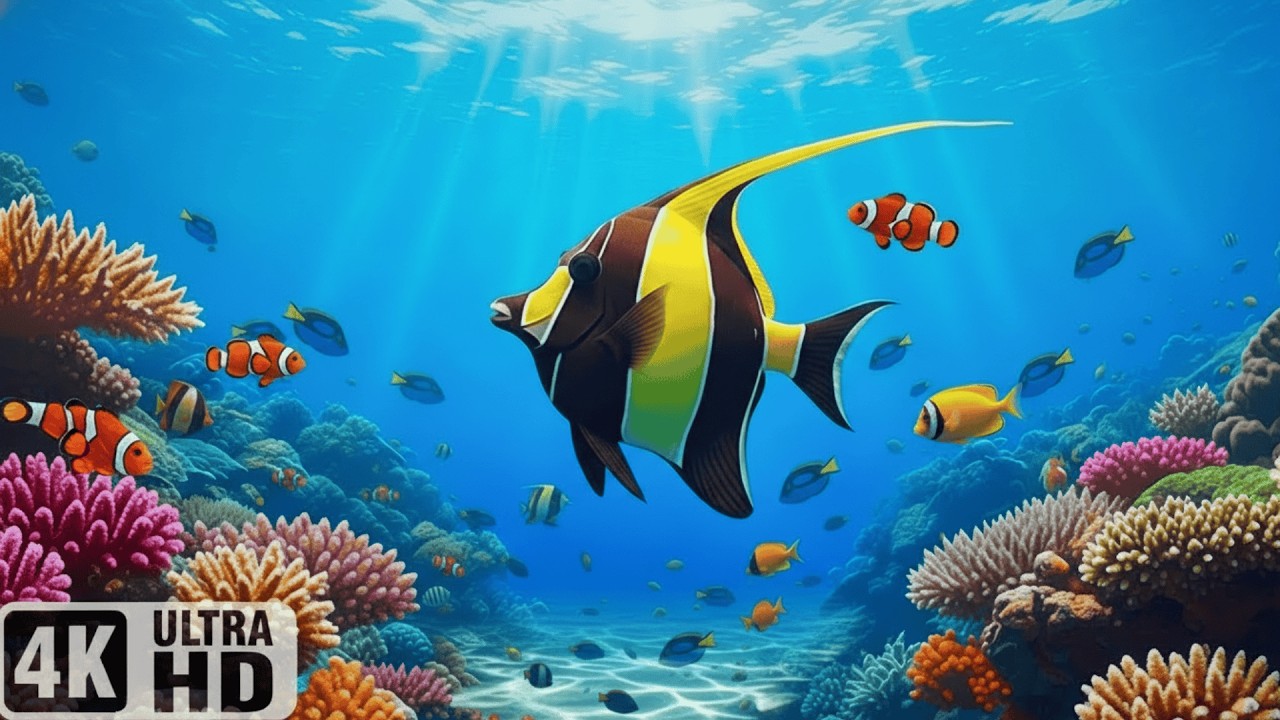 The Best 4K Aquarium - Explore the Stunning World of Sea Jellyfish & Beautiful Coral Reef Fish #2