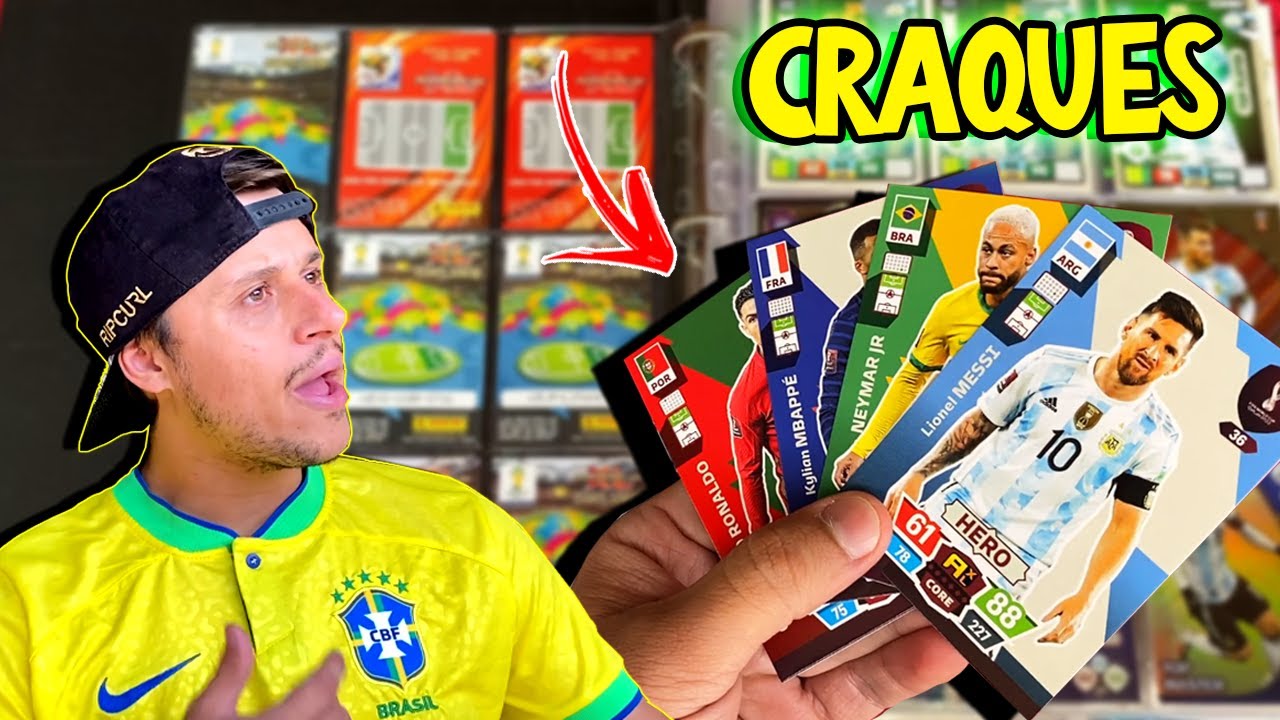 KIT PESADÃO DE CARDS! Diversos do Neymar, Messi, Mbappé e Cristiano Ronaldo