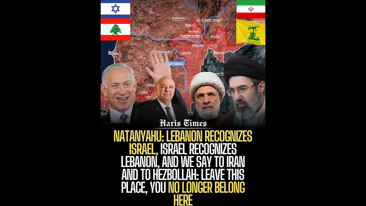 Natanyahu: Lebanon recognizes Israel, Israel recognizes Lebanon