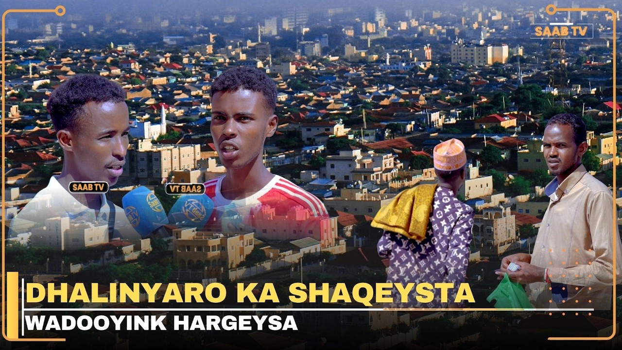 Dhallinyaro nolol maalmeekooda kala soo baxa shaqo waddooyinka taala