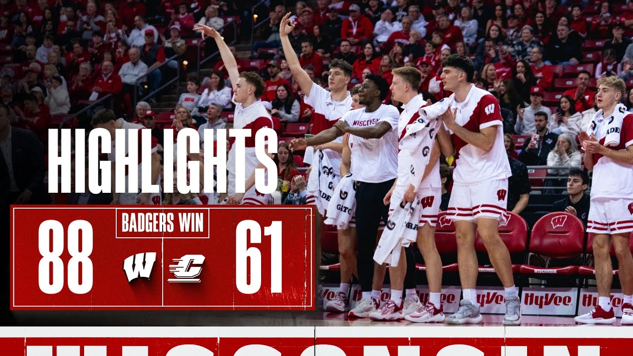 Highlights vs Central Michigan || Wisconsin Basketball || Dec. 22, 2025