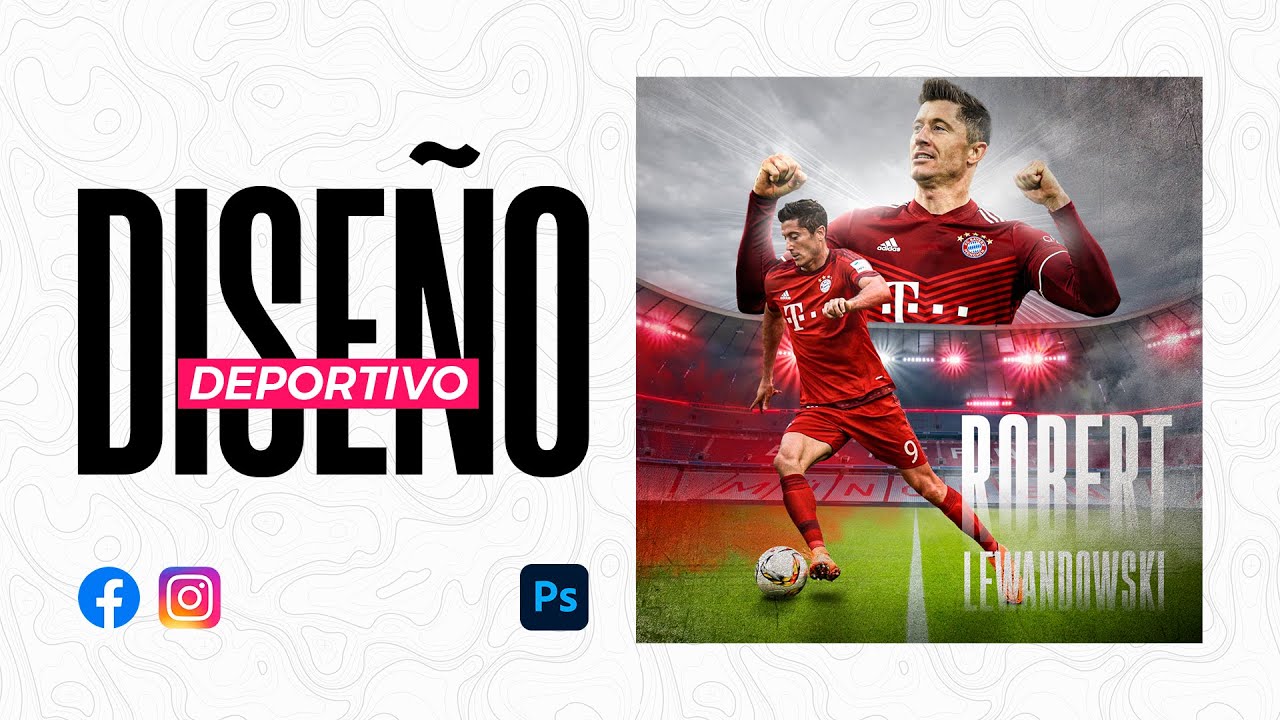 Como Crear un Diseño Deportivo | How to Create a Sports Design | Photoshop Tutorial