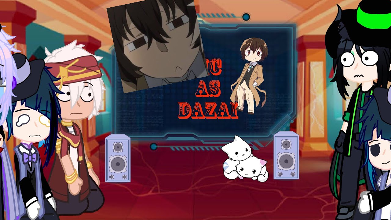Twisted wonderland reacts to MC as dazai|⚠Videos dont belong to me whatsoever⚠|